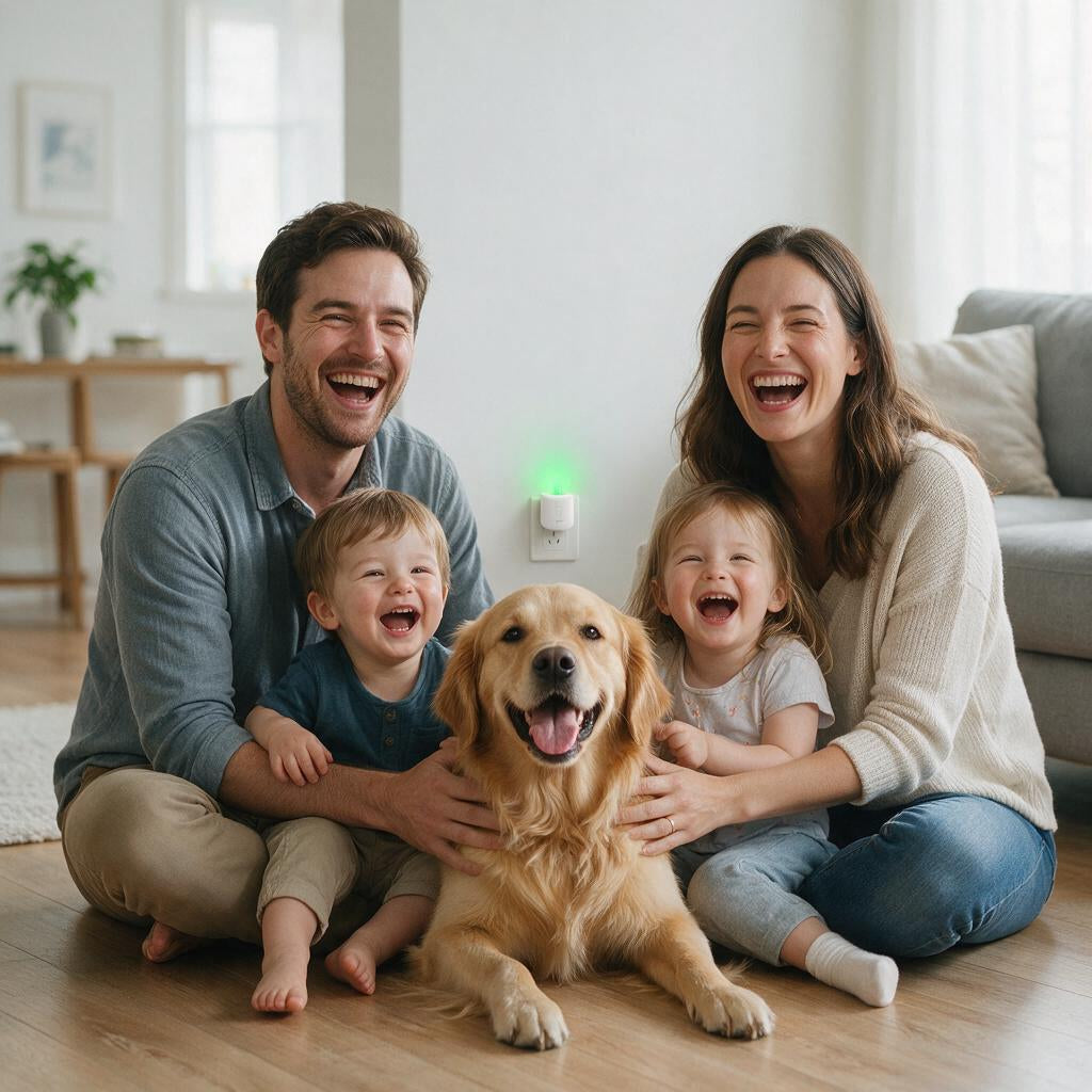 PurePlug™ Ion Air Purifier — family (AI render placeholder, replace with real photos)