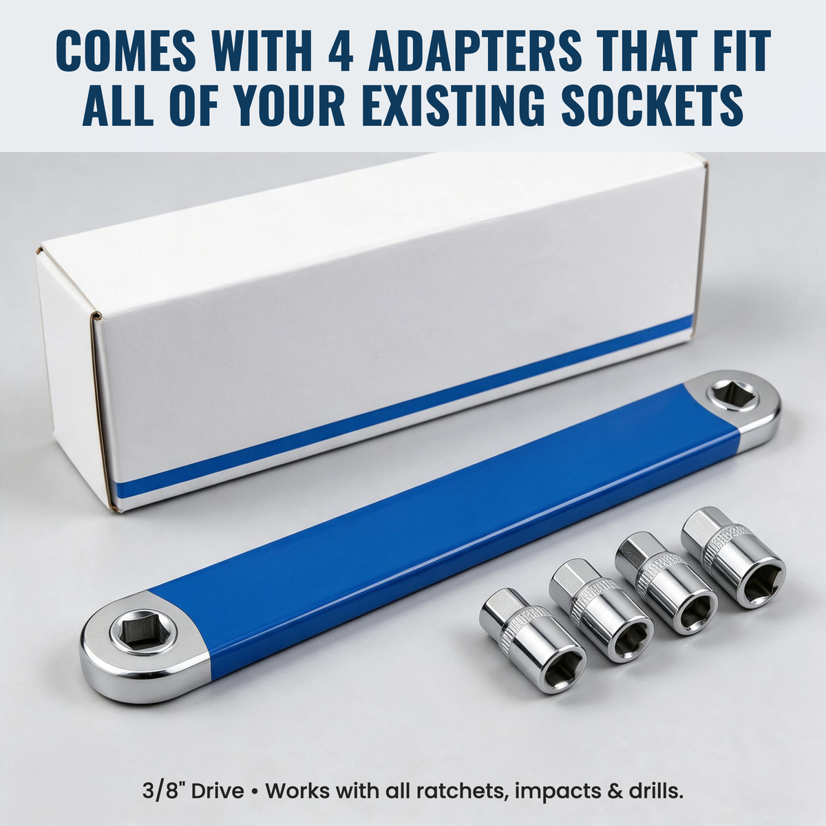 Comes with 4 adapters